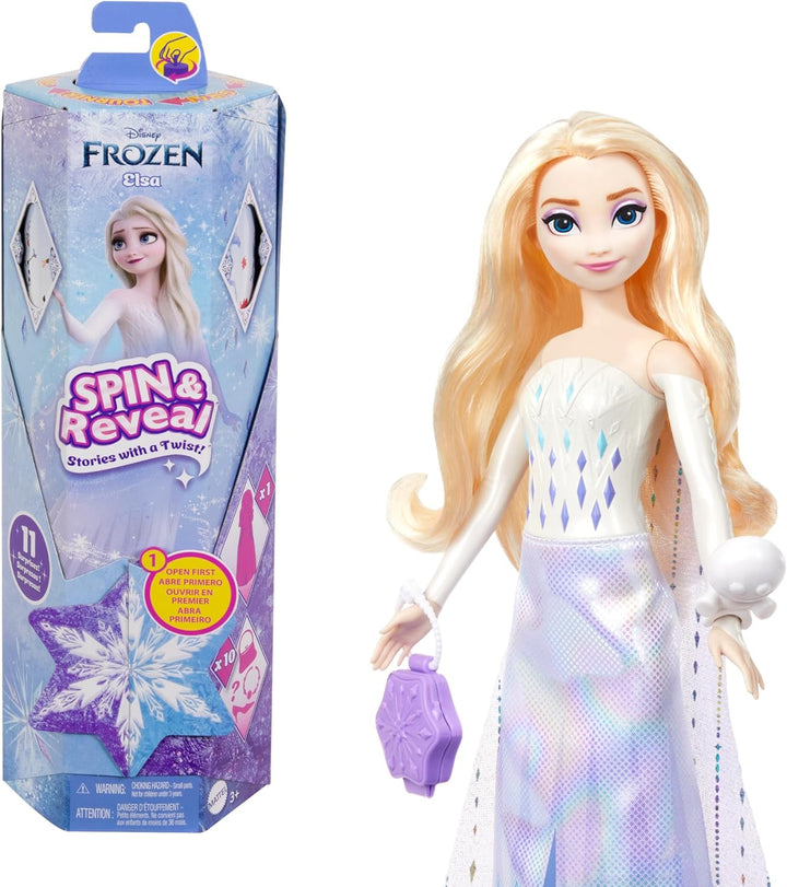 Disney Frozen Spin Reveal Elsa Doll