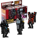Skibidi Toilet Action Figure Mini Titan Collection Series One 3 Pack