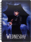 Wednesday 3D Effect Notebook - Rain Wednesday (Addams Family Netflix) (view 2)