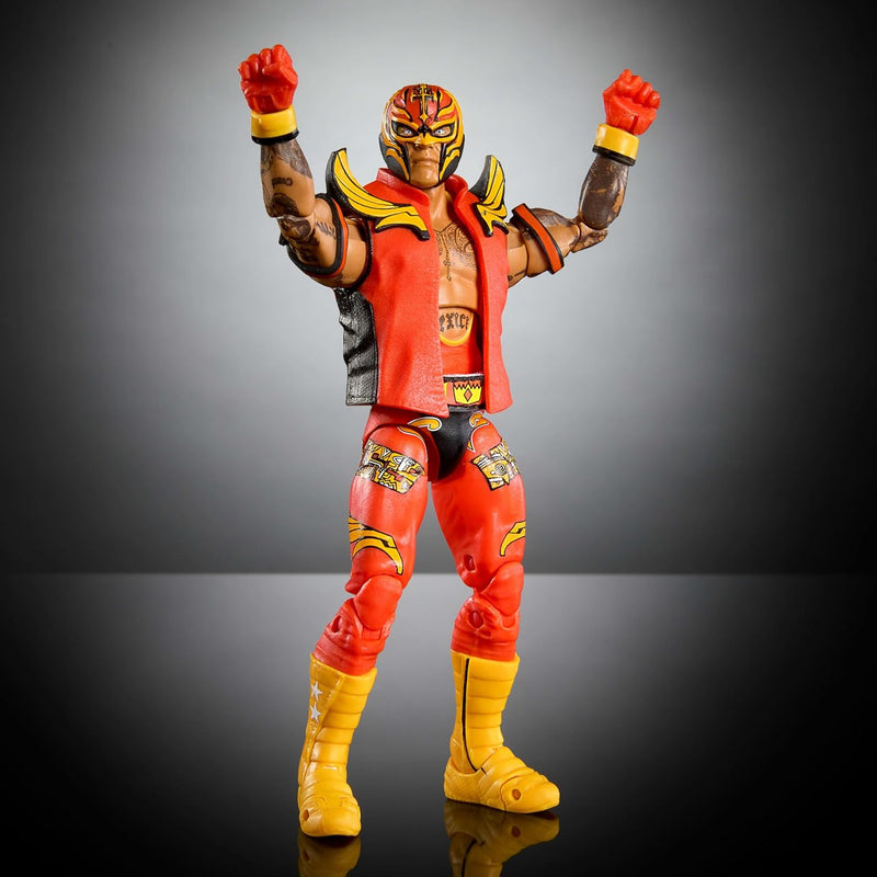 WWE Ultimate Edition Rey Mysterio 6" Action Figure, close-up detail