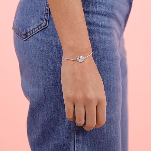 Disney Minnie Mouse Crystal Lariat Bracelet