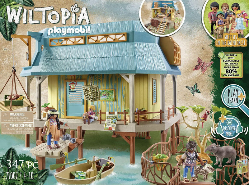 Playmobil Wiltopia Research Base 71007, side angle