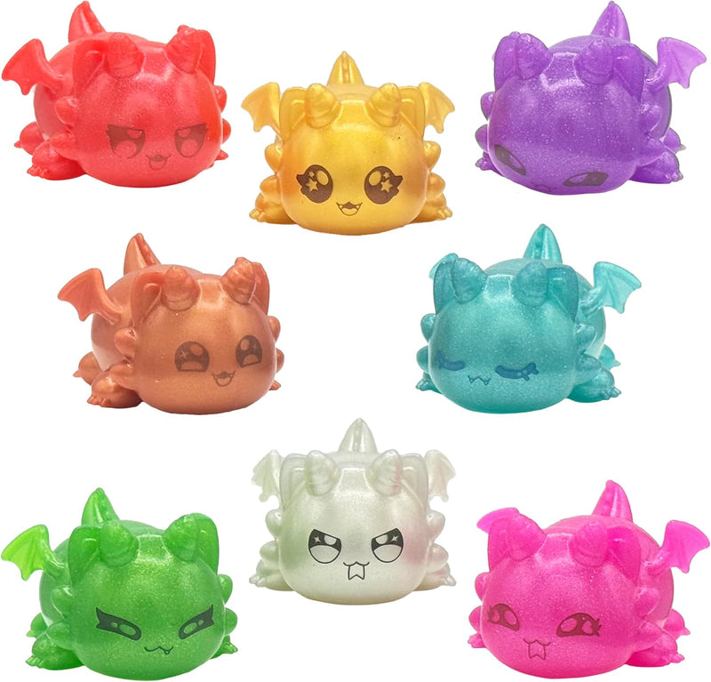 Aphmau MeeMeow Squishy Dragon Figure Mystery Capsule, side angle