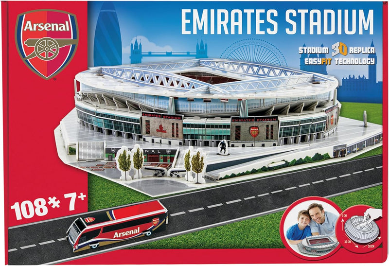 3D Stadium Puzzles Arsenal The Emirates Puzzle (108 Pieces)
