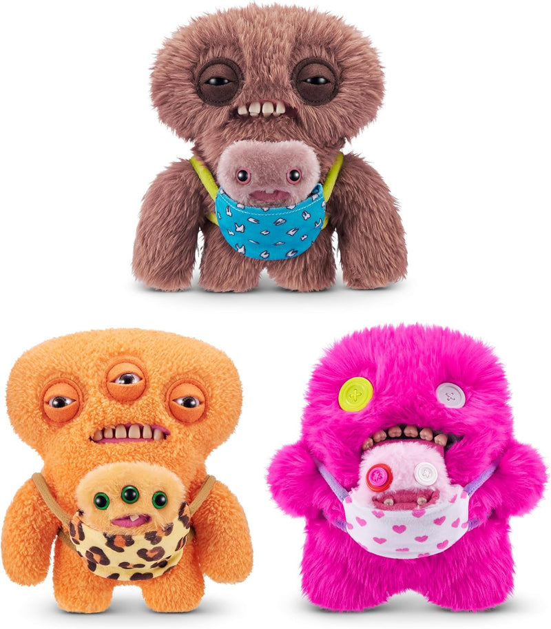 Fuggler Mini Rascals Oohgah Boogah 9 Plush, side angle