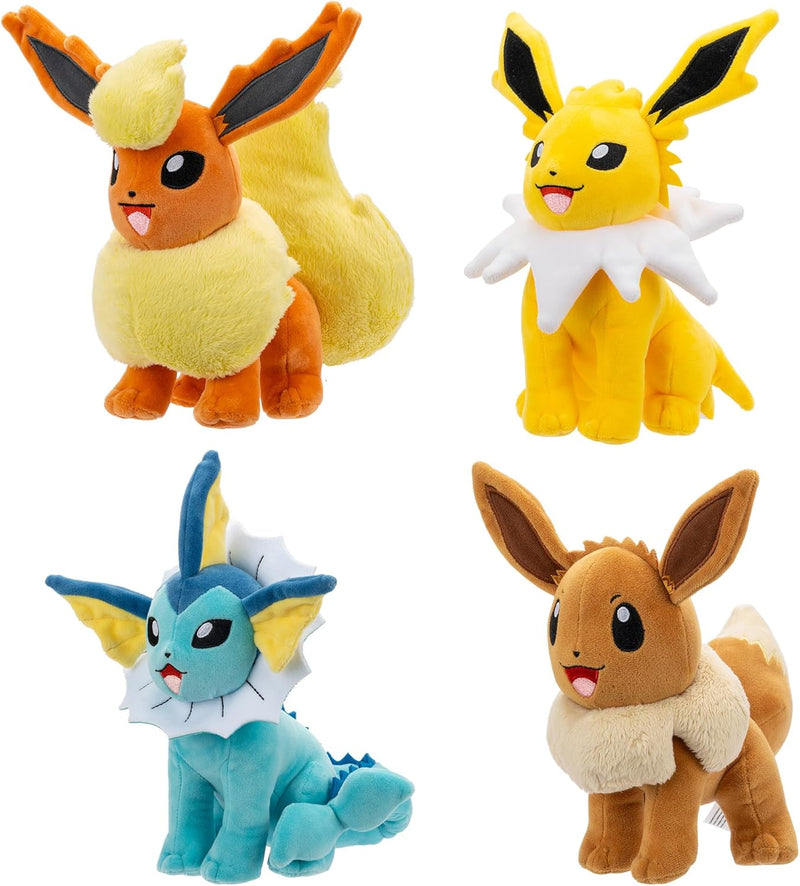 Pokémon 8" Eevee Evolution Plushie Pack