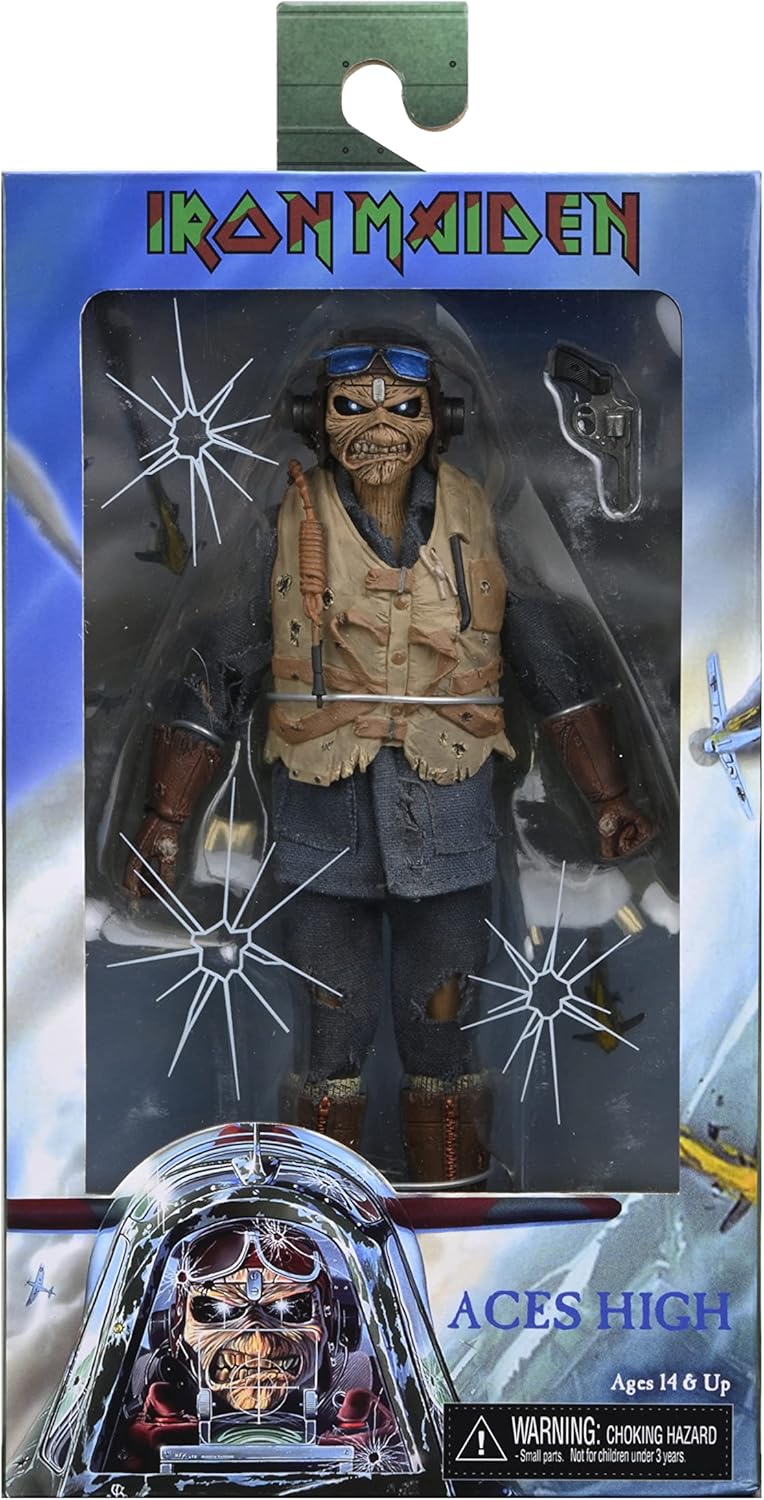 Iron Maiden Eddie "Aces High" 8" Clothed Action Figure (view 3)