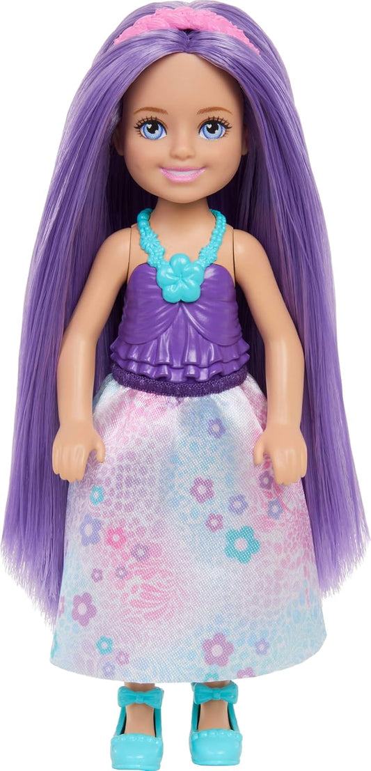 Barbie Chelsea Fantasy Royal Doll with Purple Hair
