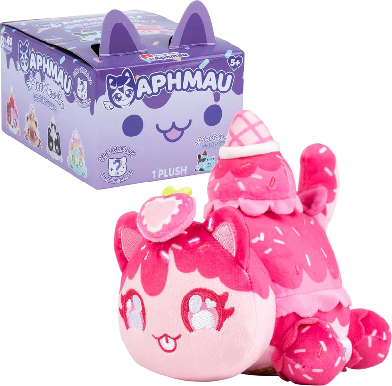 Aphmau Ice Cream Friends 6-inch Mystery Plush, size reference