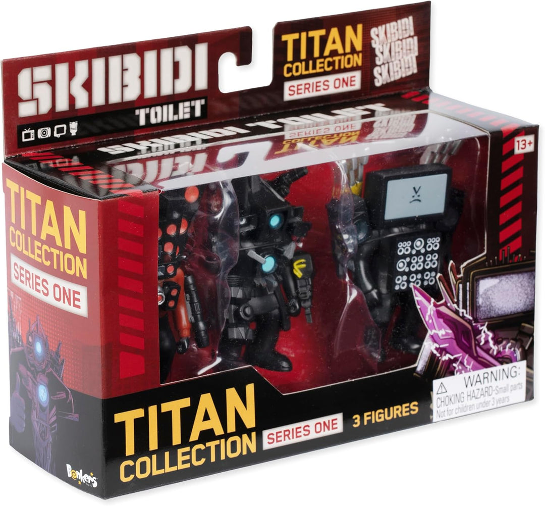 Skibidi Toilet Titan 3 Pack