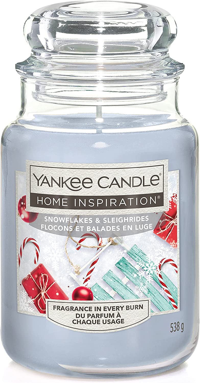 Yankee Candle - Home Inspiration, Candle in Sleigh Ride Fragrance collectible from hanrattycraftsgifts.co.uk
