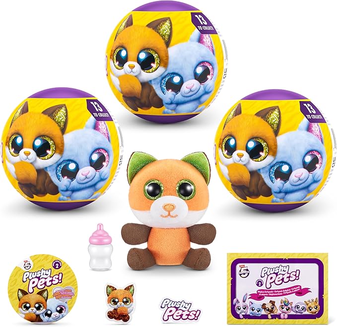 5 SURPRISE Plushy Pets Series 2, rear view