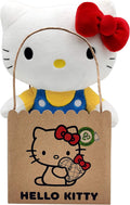Joy ToyHello Kitty Classic Eco Plush 24 cm in Reusable Cardboard Bag, packaging shot