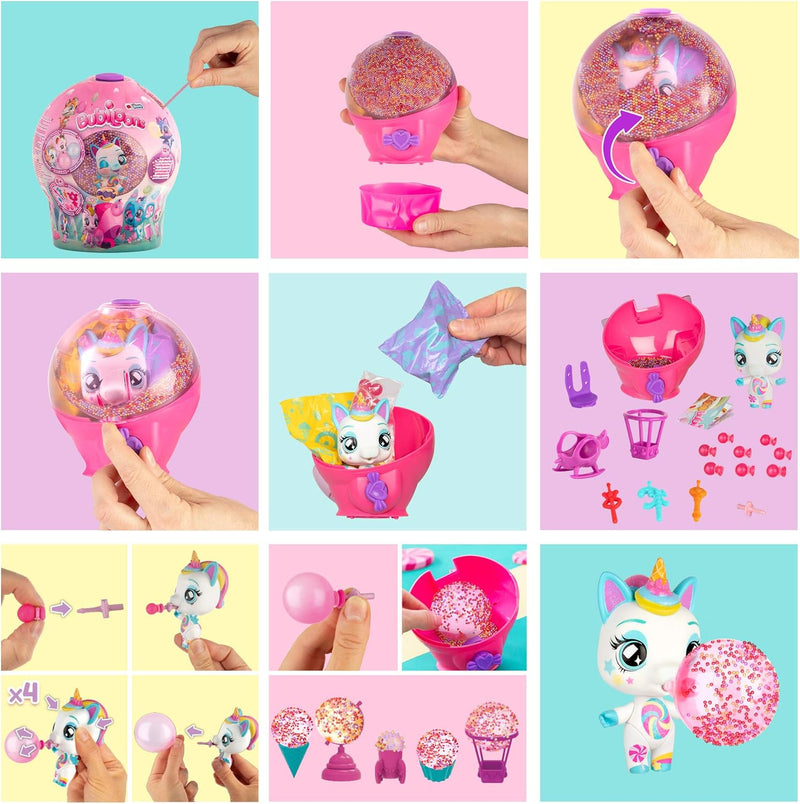 Bubiloons Animals Balloon Candy Capsule, side angle