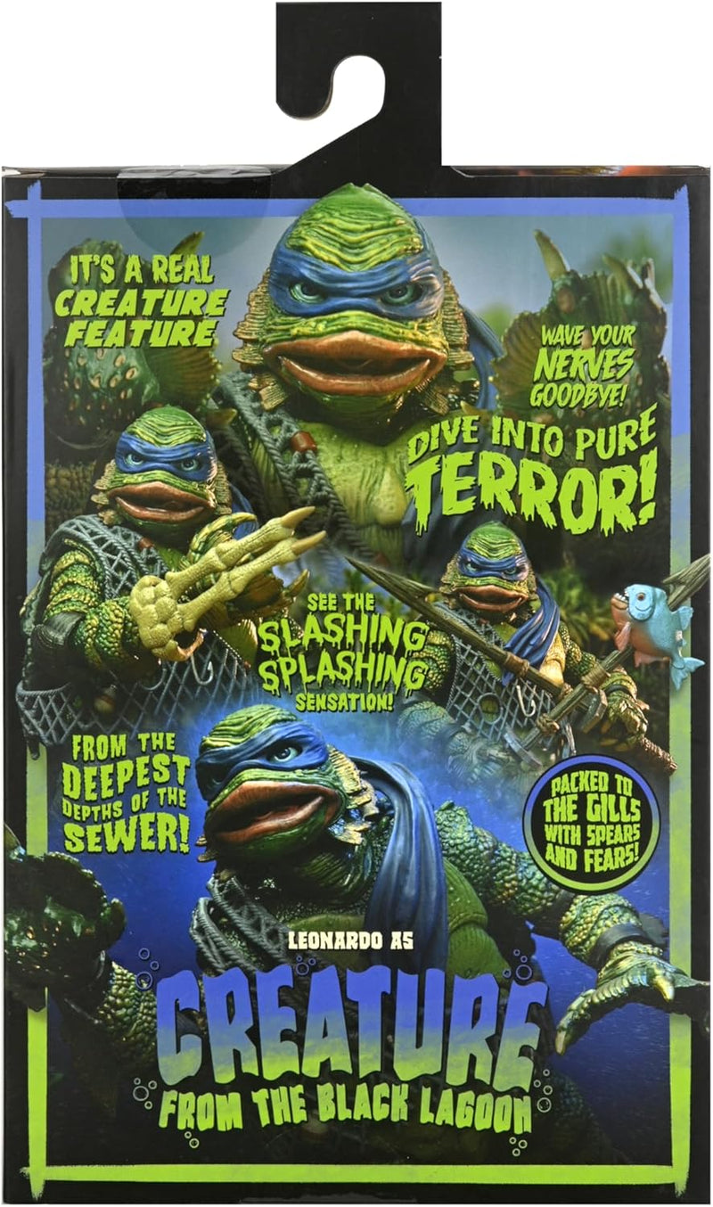 TMNT / Universal Leonardo As The Creature Of The Black Lagoon 7" Scale Action Figure Universal Monsters X Teenage Mutant Ninja Turtles (view 3)