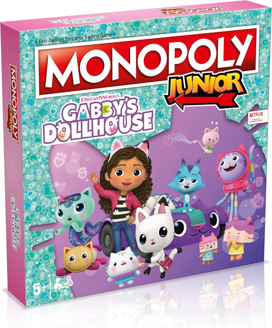 Gabby's Dollhouse Monopoly Junior, alternate view