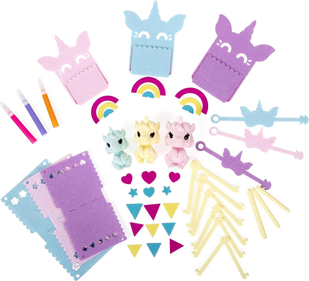 Fuzzikins Colour and Wash Unicorn Sleepover Art Kit