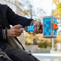 Nerf Minecraft Stormlander Dart-Blasting Hammer, side angle
