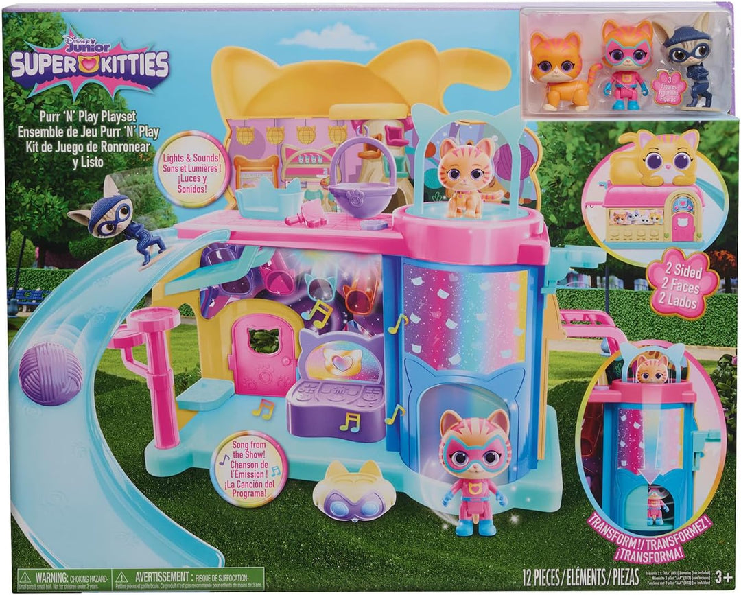 Disney SuperKitties Purr 'N' Play Playset