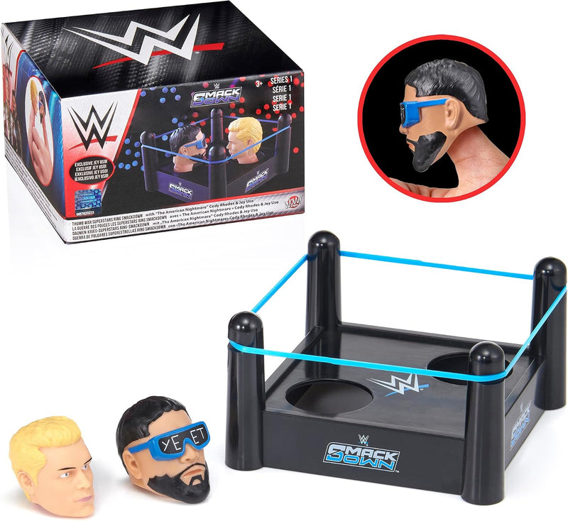 WWE Thumb War Superstars Ring SmackDown Set alternate view 7