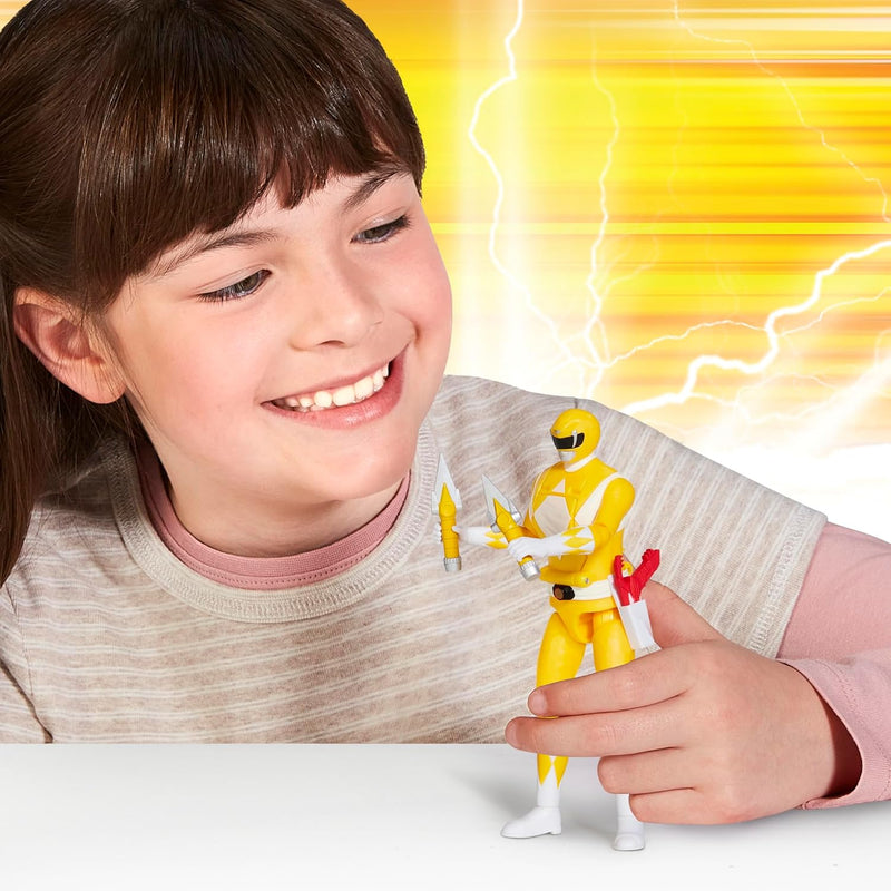 Power Rangers Auto Morphin Yellow Ranger Action Figure - Image 2