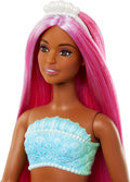 Barbie Mermaid Doll (Red Tail & Pink Hair) - Image 2