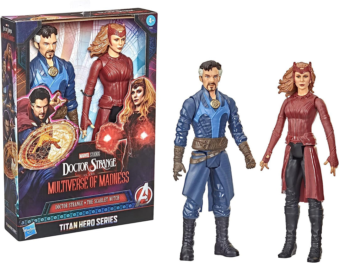 Marvel Titan Hero Series Doctor Strange & Scarlet Witch 12" Scale Action Figures