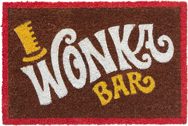 Willy Wonka Wonka Bar Design Doormat