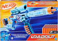 Nerf Loadout FrostFusion Blaster and 30 N1 Darts, side angle