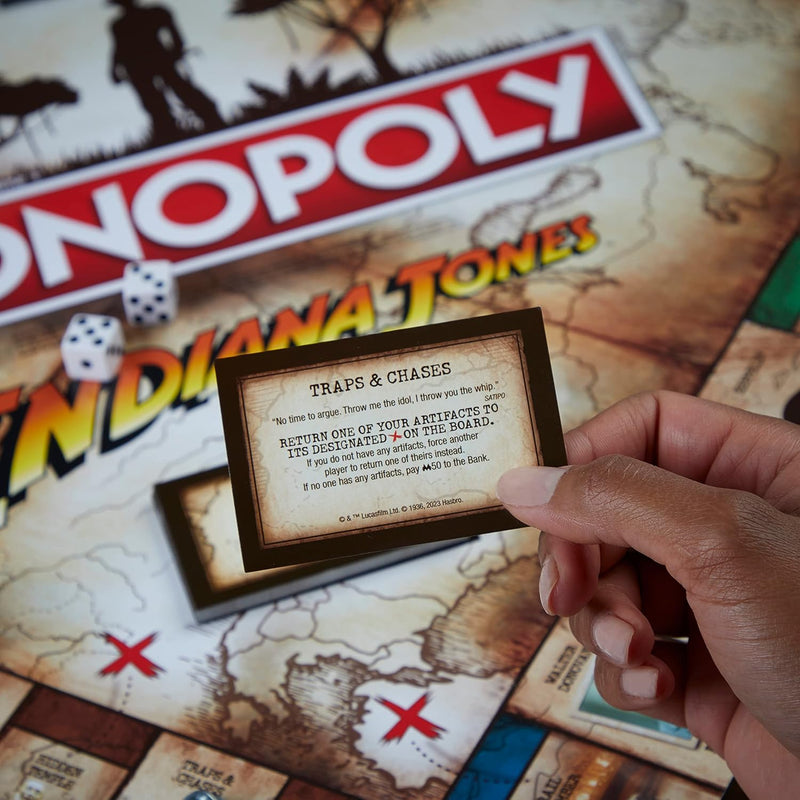 Monopoly Indiana Jones, showing reverse
