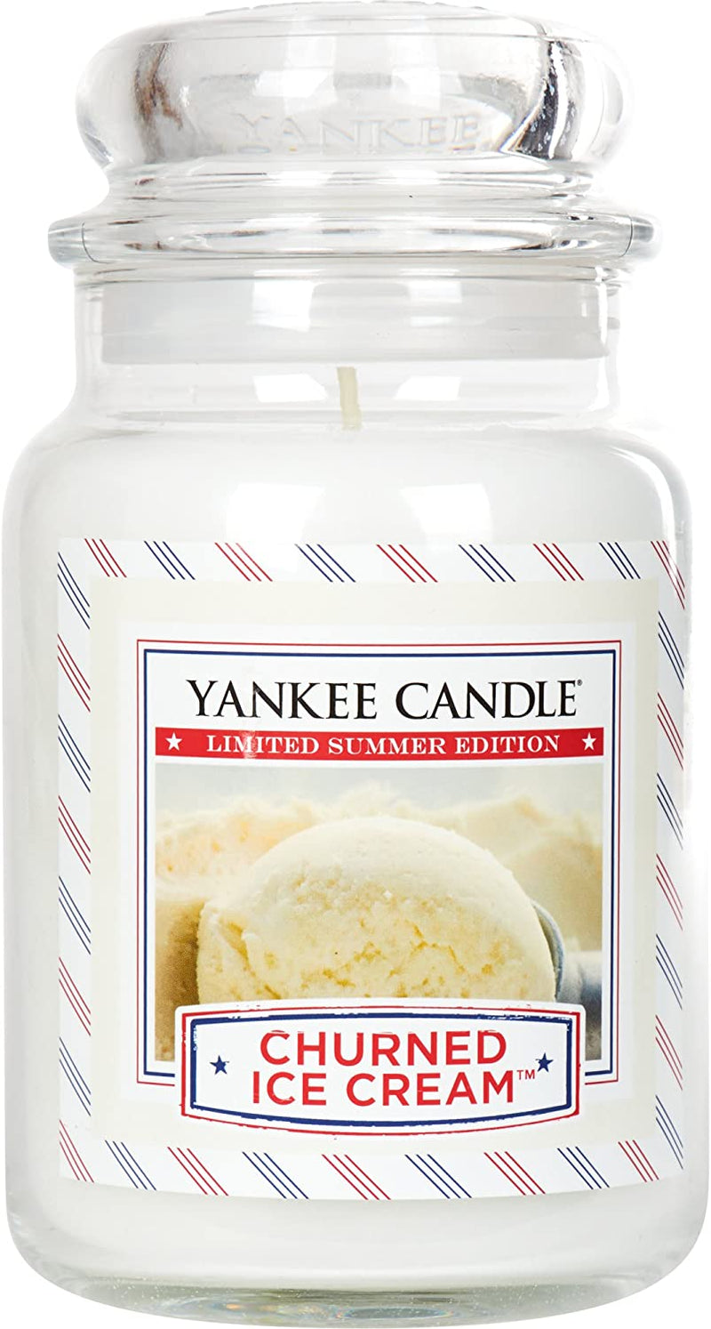 Yankee Candle, Ice Cream Scented Mason Jar Candle, Large Size collectible from hanrattycraftsgifts.co.uk