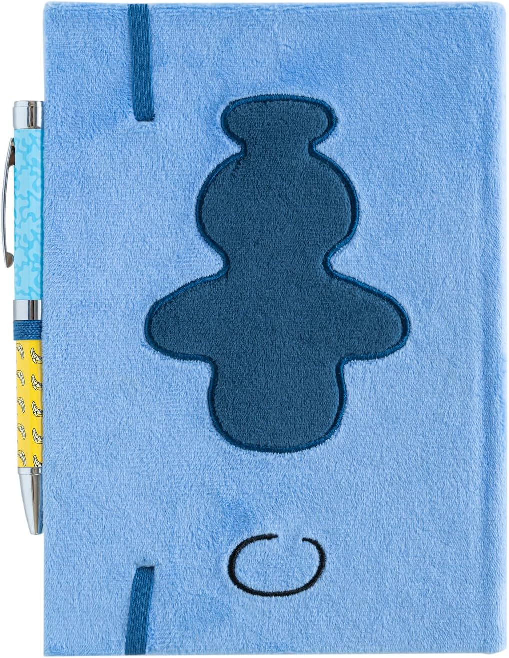 Disney Stitch A5 Notebook Plush Cover with Projector Pen