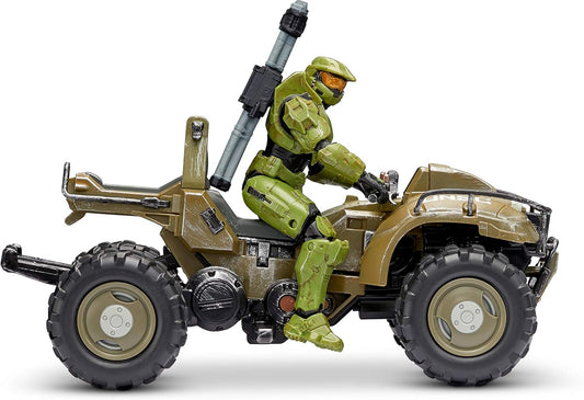 HALO World of Halo Mongoose Vehicle with Master Chief, alternate view