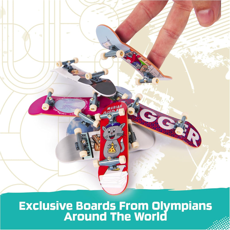 Tech Deck Fingerboards 8 Pack Olympic Games Paris 2024, in display
