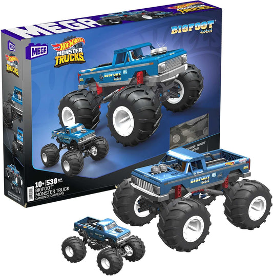 Bigfoot MEGA Hot Wheels Monster Truck 1:18 Scale Building Set