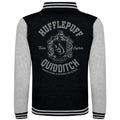 Harry Potter Hufflepuff Quidditch Varsity Jacket, rear view