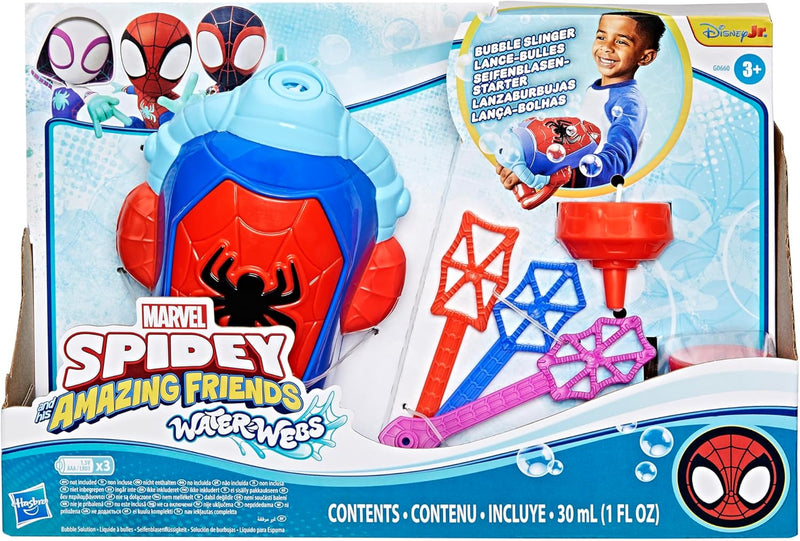 Marvel Spidey & His Amazing Friends Water Webs Bubble Webslinger - Image 2