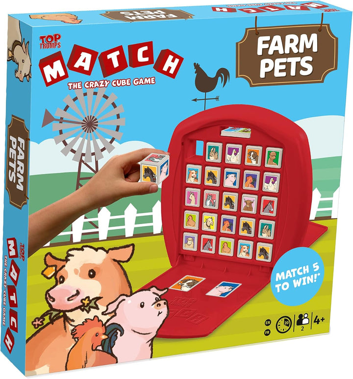 Top Trumps Match Farm Pets Board Game