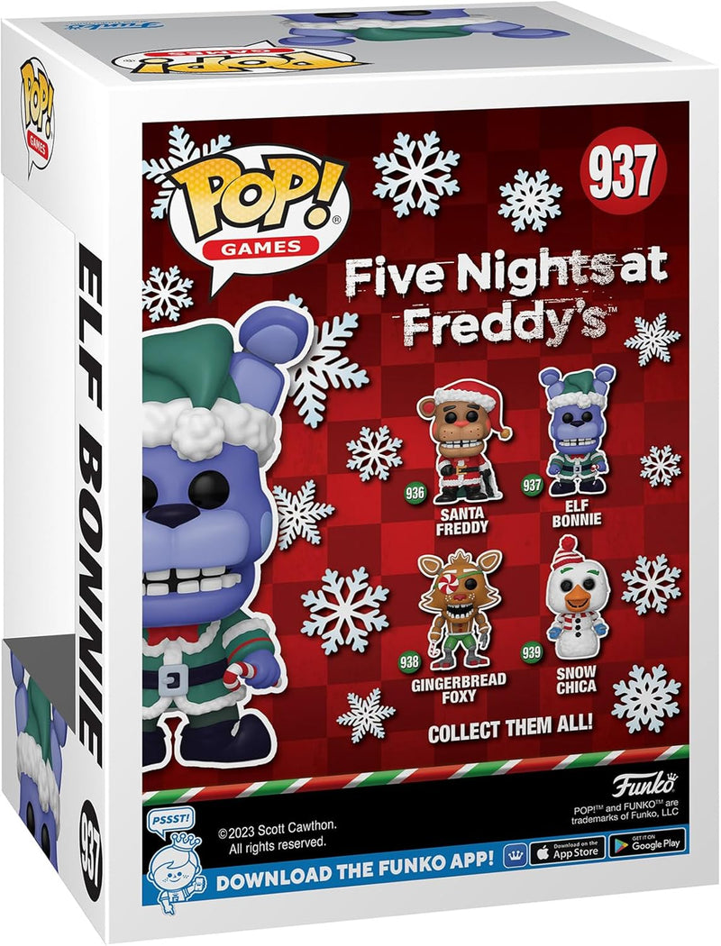 Funko POP! Games - Five Nights at Freddy’s: Holiday Season Elf Bonnie, side angle