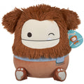 Squishmallows Plush Figure Winking Brown Bigfoot with Scarf, additional view