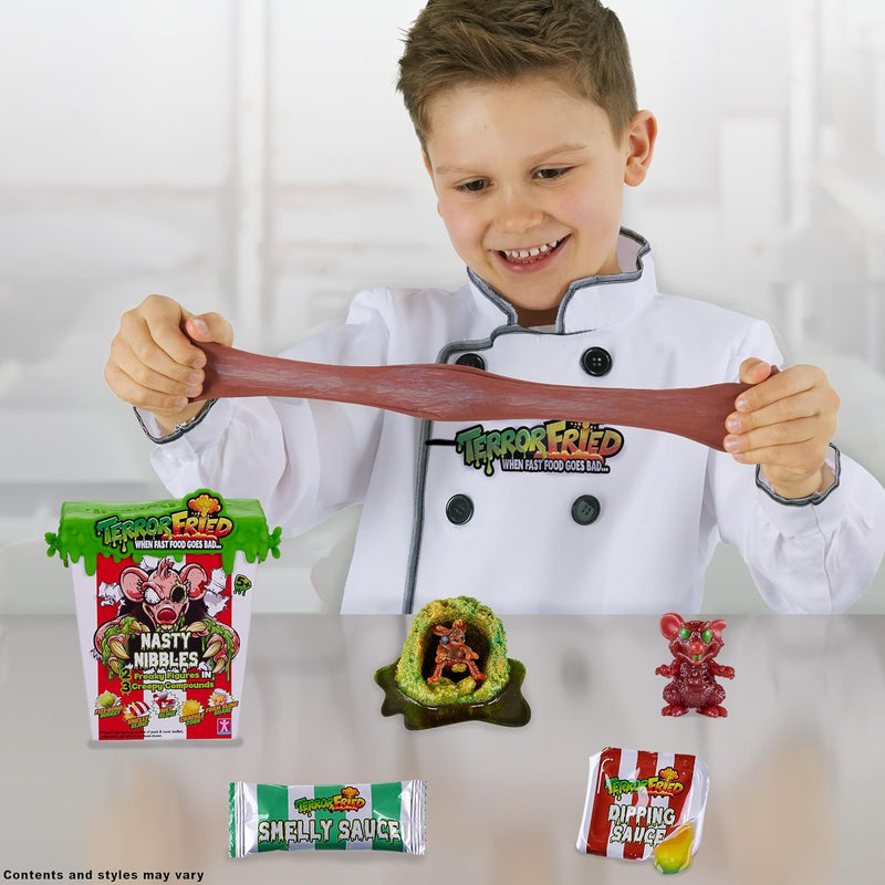 Terror Fried Nasty Nibbles, Gross collectables with slime, side angle