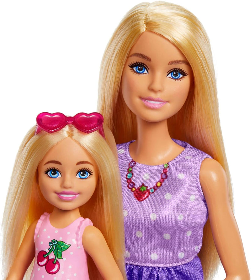 Barbie Malibu & Chelsea Family & Friends Dolls & Accessories Playset, close-up detail