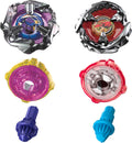 Beyblade X - Beat Tyranno 4-70Q (Attack) & Knife Shinobi (Defense) Dual Pack, side angle