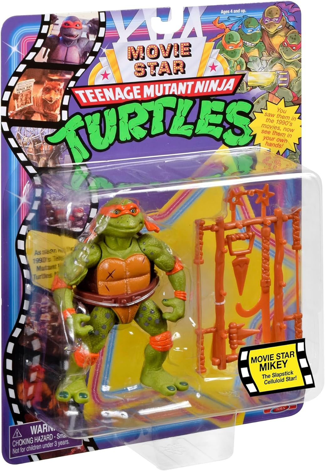 Teenage Mutant Ninja Turtles Movie Star Mikey Action Figure