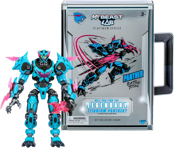 Mr Beast Lab Collector Panther Battle Titan Figure
