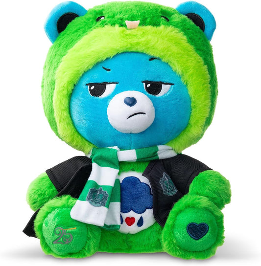 Care Bears X Harry Potter Grumpy Bear X Slytherin Hoodie Mascot 30cm Plush