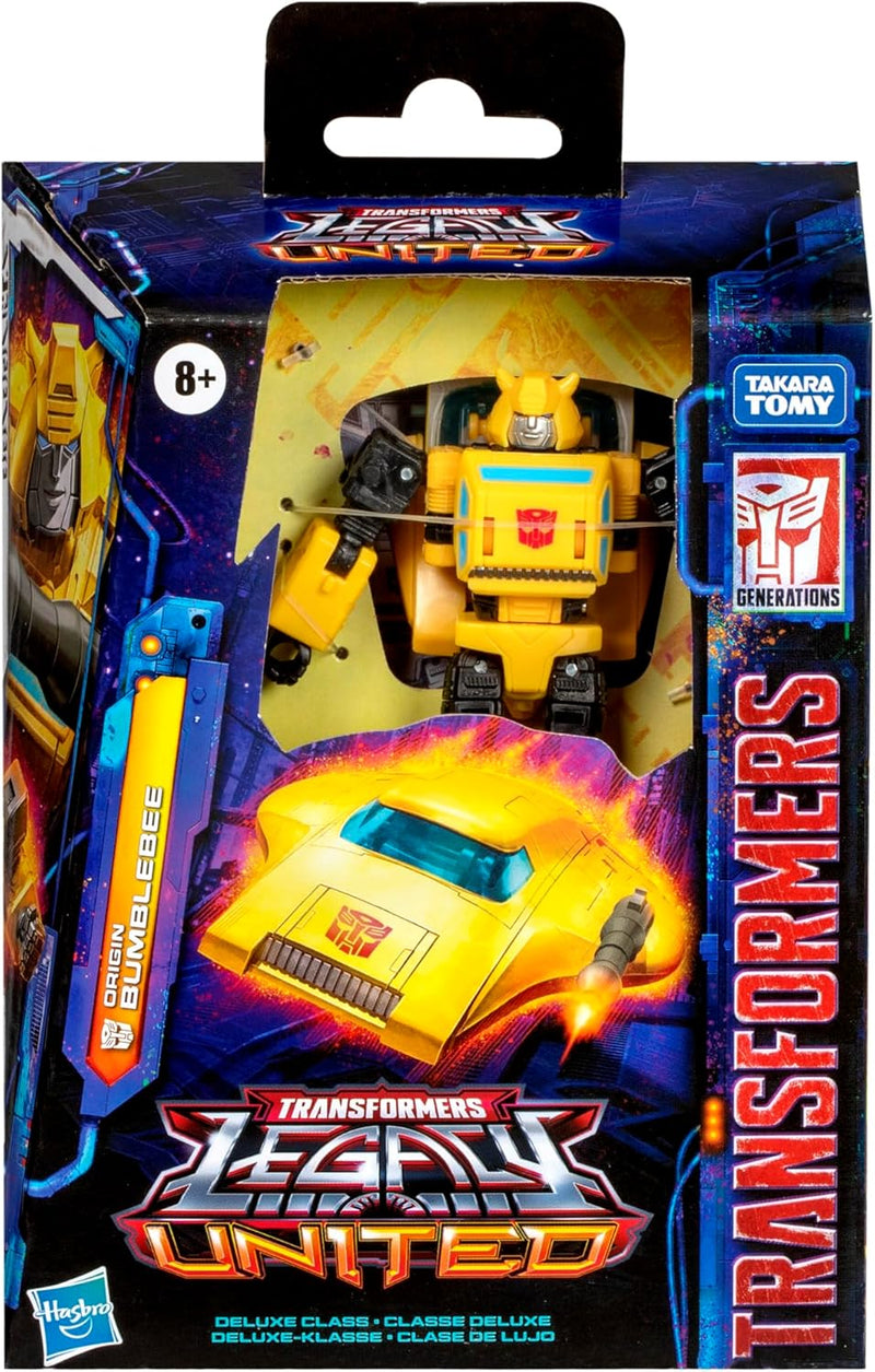 Transformers Generations Legacy United Deluxe Class Origin Bumblebee Action Figure - Image 2