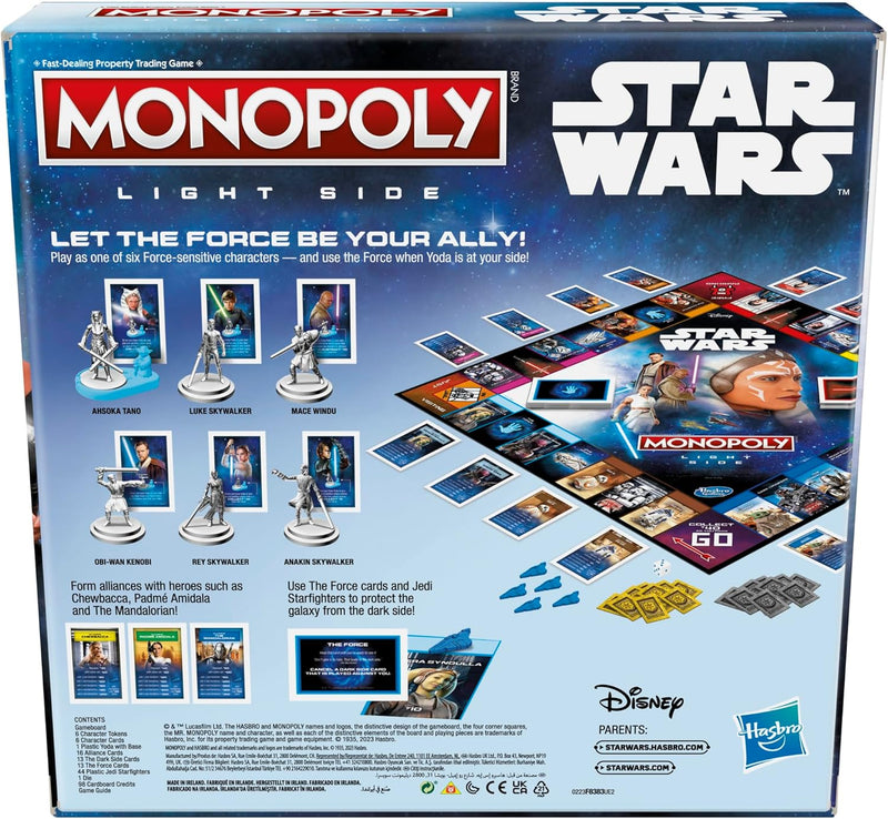Monopoly: Star Wars Light Side Edition Board, Star Wars Jedi Game