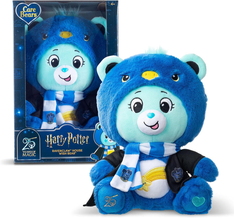 Care Bears X Harry Potter Wish Bear X Ravenclaw Hoodie Mascot 30cm Plush