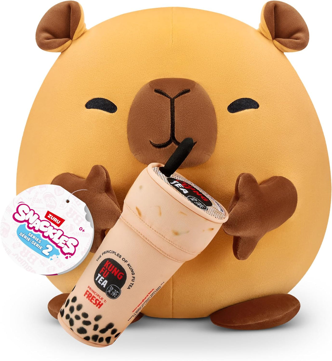 Snackles Series 2 Capybara (Kung Fu Tea Bubble Tea) 14" Plush